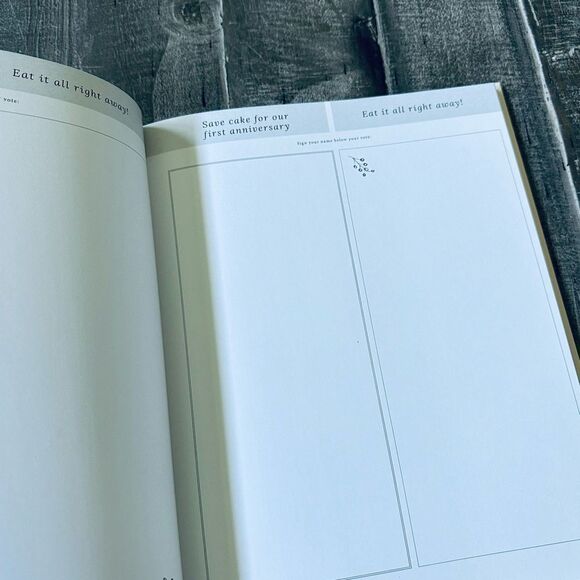 Our Wedding Guest Book Fun Interactive Lily & Val Wedding Memory Book - Picture 5 of 10